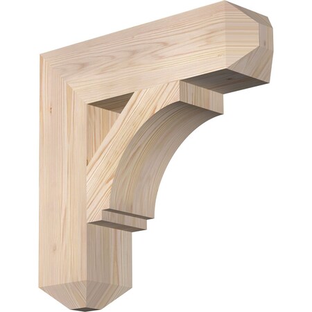 Ekena Millwork Imperial Craftsman Smooth Bracket, Douglas Fir, 5 1/2"W x 22"D x 22"H BKT06X22X22IMP04SDF